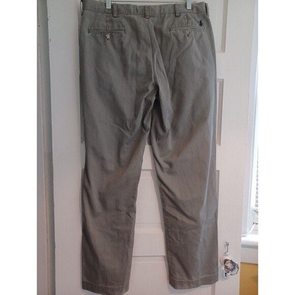 Polo Ralph Lauren Preston gray cotton chino pants mens 36/33 classic preppy - Picture 4 of 11